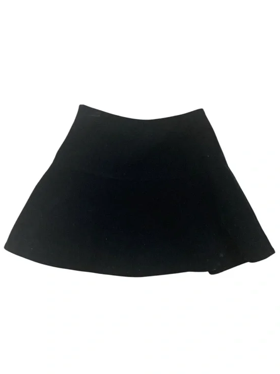 Celine Black Velvet Skort Gold Button Mini Skirt Shorts Made in Italy FR 36 - Picture 5 of 11